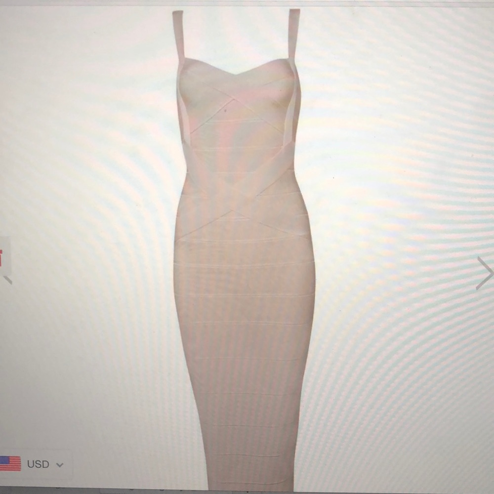 Knee length bandage dress